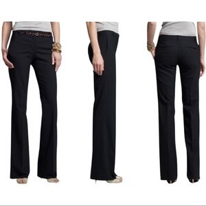J.Crew Favorite Fit black women’s dress pants 100% wool slim fit barely boot